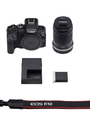 Canon EOS R10 24.2MP RF-S18-150 F/3.5-6.3 IS STM Mirrorless Camera (APS-C Sendor, 4K UHD Video) for Wedding & Content Creators - Black 