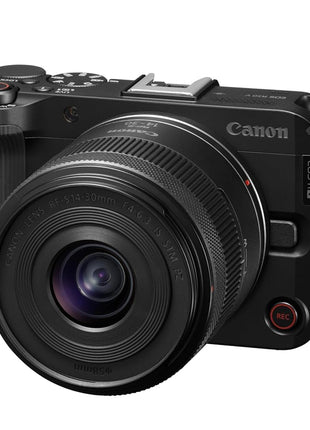 Canon EOS R50 V Mirrorless Camera Kit with RF-S14-30mm F4-6.3 is STM PZ Lens – Black | 24.2 MP APS-C Sensor, 4K Video, Compact Design 