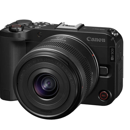 Canon EOS R50 V Mirrorless Camera Kit with RF-S14-30mm F4-6.3 is STM PZ Lens – Black | 24.2 MP APS-C Sensor, 4K Video, Compact Design 