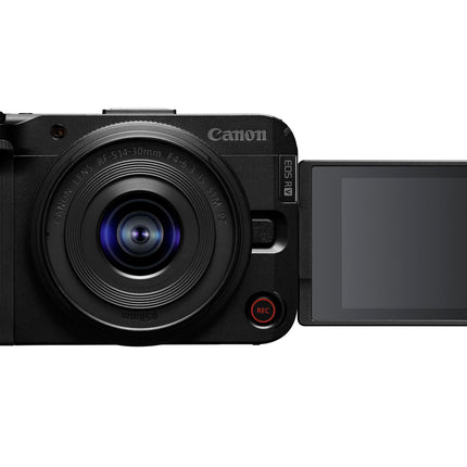 Canon EOS R50 V Mirrorless Camera Kit with RF-S14-30mm F4-6.3 is STM PZ Lens – Black | 24.2 MP APS-C Sensor, 4K Video, Compact Design 