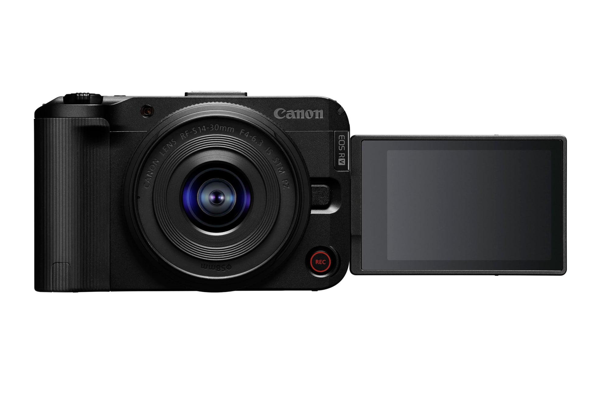 Canon EOS R50 V Mirrorless Camera Kit with RF-S14-30mm F4-6.3 is STM PZ Lens – Black | 24.2 MP APS-C Sensor, 4K Video, Compact Design 