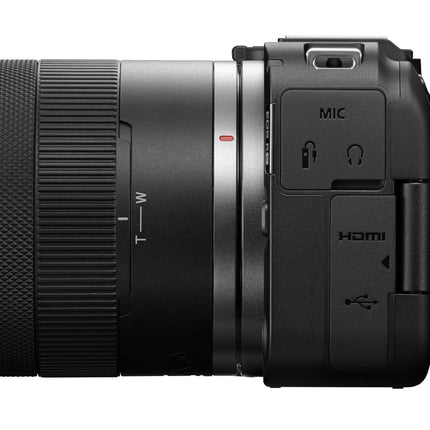 Canon EOS R50 V Mirrorless Camera Kit with RF-S14-30mm F4-6.3 is STM PZ Lens – Black | 24.2 MP APS-C Sensor, 4K Video, Compact Design 