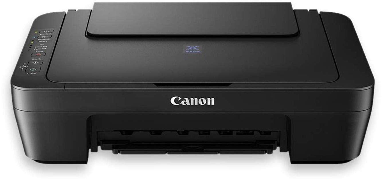 Canon PIXMA E470 All in One (Print, Scan, Copy) WiFi Ink Efficient Colour Printer for Home 