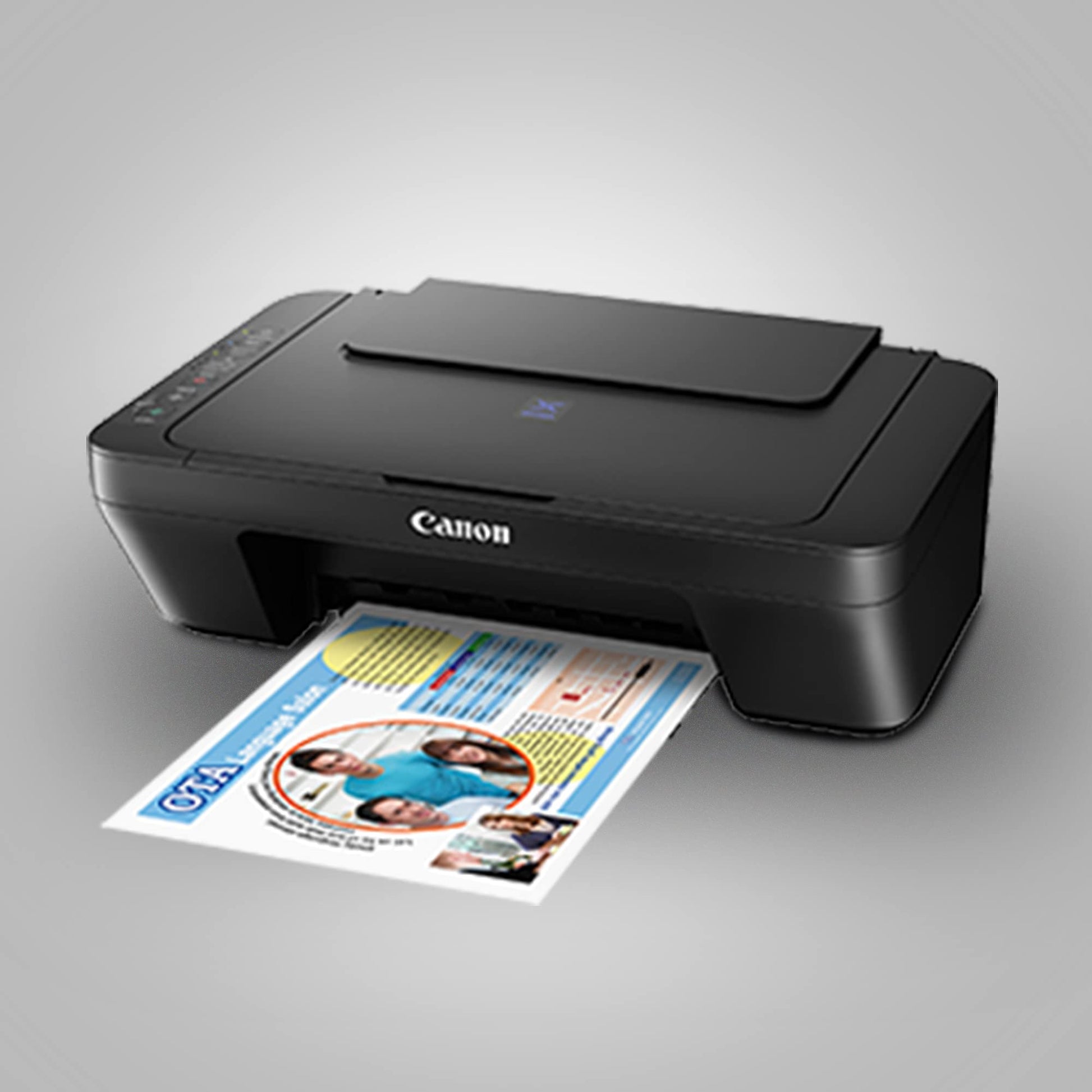 Canon PIXMA E470 All in One (Print, Scan, Copy) WiFi Ink Efficient Colour Printer for Home 