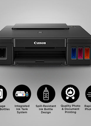 Canon PIXMA MegaTank G1010 Single Function Ink Tank Colour Printer 