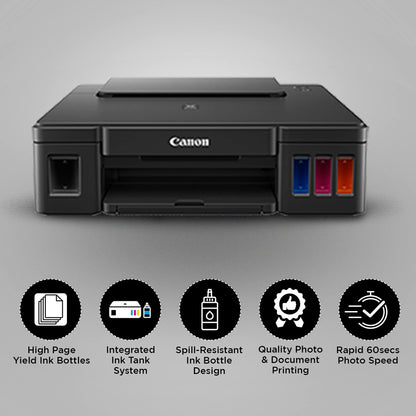 Canon PIXMA MegaTank G1010 Single Function Ink Tank Colour Printer 