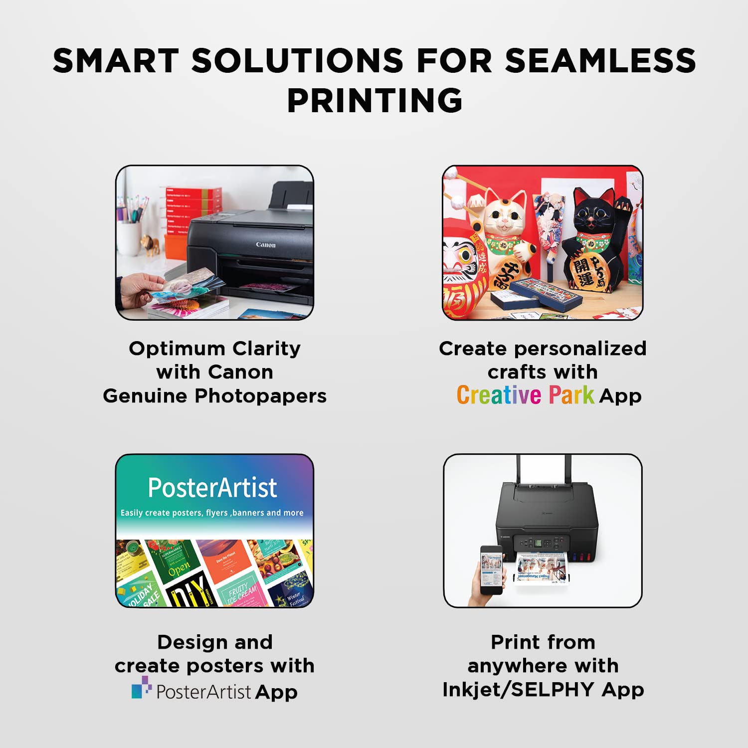 Canon PIXMA MegaTank G4770 All-in-one (Print, Scan, Copy) Wireless Inktank Printer with ADF and Fax 