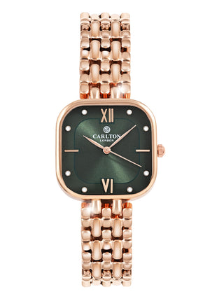 Carlton London Premium Stainless Steel Watch Gift Set for Women | Watch + Bracelet | Luxury Gifting for Her | Gift for Birthday Anniversary | Water Resistant 