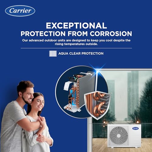 Carrier 1.5 Ton 3 Star AI Flexicool Inverter Split AC (Copper, Convertible 6-in-1 Cooling,High Density Filter, Auto Cleanser, 2024 Model,ESTER NEO Exi+, CAI18ER3R34F0,White) 