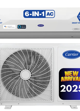 Carrier 1 Ton 3 Star Wi-Fi Smart Flexicool Inverter Split AC (Copper, Convertible 6-in-1 Cooling,Smart Energy Display,HD & PM 2.5 Filter, 2025 Model,ESTER EDGE FXi (Wi-Fi), CAI12EE3R35W0,White) 