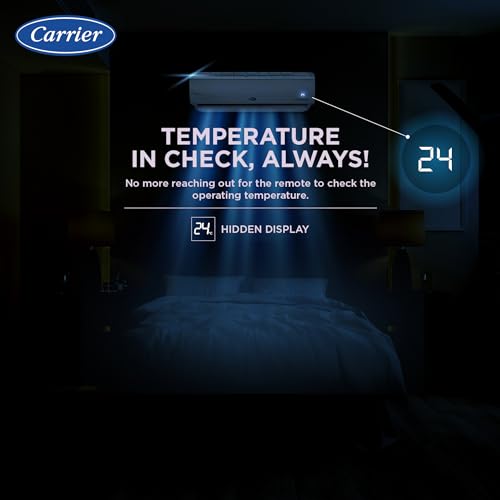 Carrier 2 Ton 5 Star AI Flexicool Inverter Split AC (Copper, Convertible 6-in-1 Cooling,Dual Filtration, Auto Cleanser, ESTER Exi, CAI24ES5R34F1,White) 