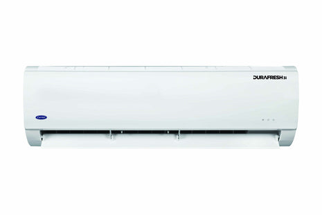Carrier 3 Star Copper 12K Durafresh Inverter Split AC - 1 Ton (White) 