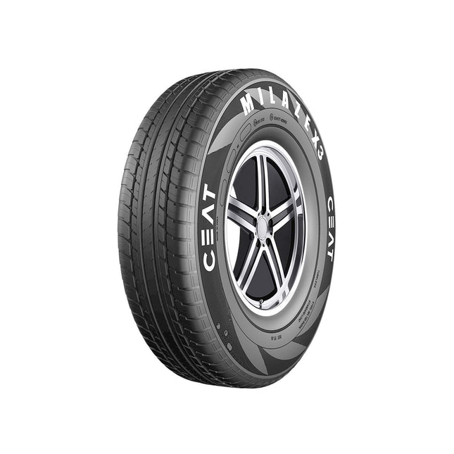 Ceat 155/80R13 MILAZE X3 Tubeless Tyre with add-on Home Fitment option. 