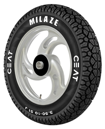 Ceat Milaze X5 90/100-10 53J Tubeless Scooter Tyre,Front or Rear 