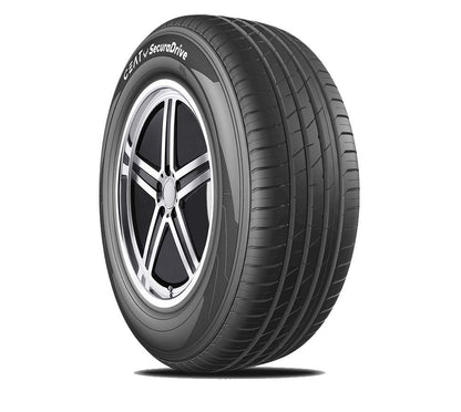 Ceat SecuraDrive 215/60 R16 95H Tubeless Car Tyre,Black,Medium 