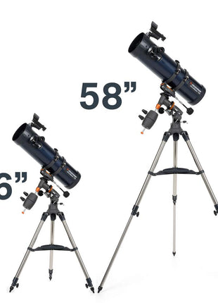 Celestron AstroMaster 130 EQ Motor Drive Telescope (Black) 