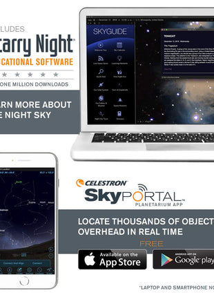 Celestron AstroMaster 130 EQ Motor Drive Telescope (Black) 