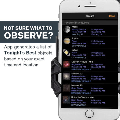 Celestron – StarSense Explorer DX 130AZ Smartphone App-Enabled Telescope – Works with StarSense App to Help You Find Stars, Planets & More – 130mm Newtonian Reflector – iPhone/Android Compatible 