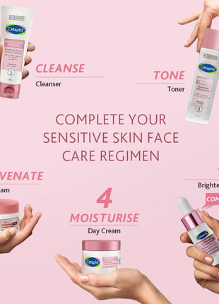 Cetaphil Brightening Day Protection Cream SPF 15-50 g| Day Cream for Dark Spots, Uneven Skin Tone| Niacinamide, Sea Daffodil| Fragrance-Free| 