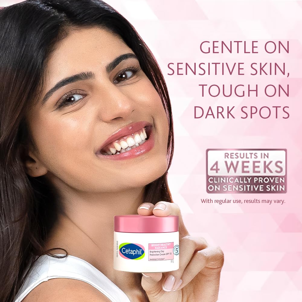 Cetaphil Brightening Night Comfort Cream - 50 g| For Dark Spots, Uneven Skin Tone| Hyaluronic Acid & Niacinamide| Fragrance Free| Dermatologist Recommended 