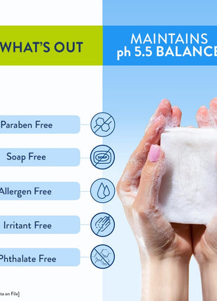 Cetaphil Cleansing and Moisturising Syndet Bar, Shea Butter,For Face & Body, Sensitive skin, 75g, Pack of 1 