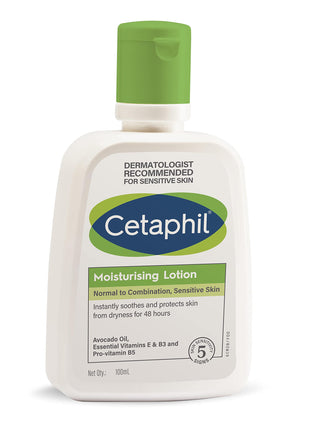 Cetaphil Gentle Skin Cleanser, 125 Ml & Moisturising Lotion 100 Ml 