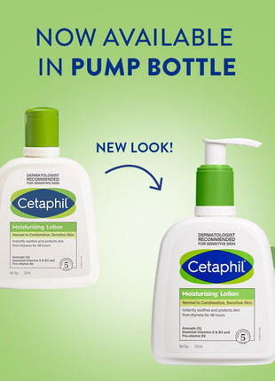Cetaphil Moisturising Lotion for Face & Body, Normal to dry skin,250 ml 