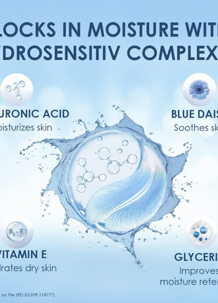 Cetaphil Optimal Hydration Daily Cream 50g | Lightweight Moisturizer & Fast Absorption | Hyaluronic Acid, Blue Daisy Extract, Niacinamide 