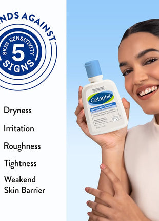 Cetaphil Paraben, Sulphate-Free Gentle Skin Hydrating Face Wash Cleanser with Niacinamide, Vitamin B5 for Dry to Normal, Sensitive Skin - 125 ml 