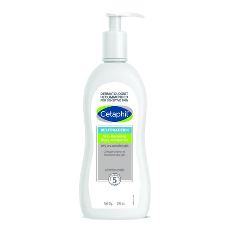 Cetaphil Restoraderm Body Moisturizer, Shea Butter, 295 ml 