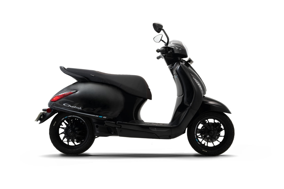 Chetak 3501 by Bajaj Auto High Speed Electric Scooter with charger - Brooklyn Black - Ex-Showroom 