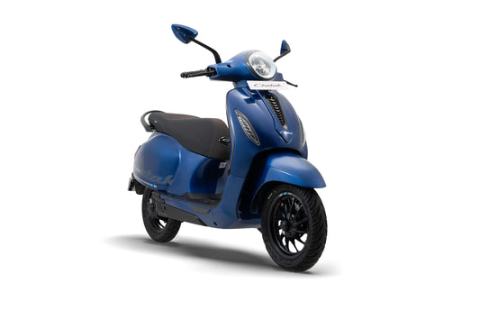 Chetak 3501 by Bajaj Auto High Speed Electric Scooter with charger - Indigo Metallic - Ex-Showroom 
