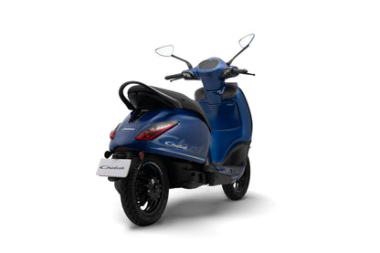 Chetak 3501 by Bajaj Auto High Speed Electric Scooter with charger - Indigo Metallic - Ex-Showroom 