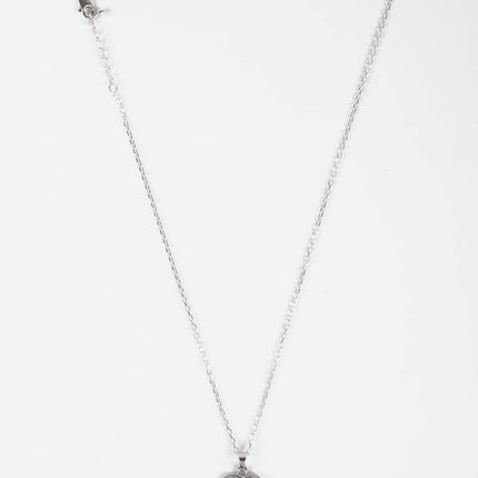 Clara 925 Sterling Silver Heart Pendant Chain Necklace | Rhodium Plated, Swiss Zirconia | Gift for Women and Girls 