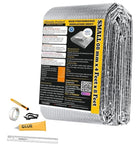 Climate Protect™ Multi-Purpose Insulation Sheet for Roof, Tank, Car, Wall | Heat Reflective Bubble Fabric | Waterproof DIY Kit (Small to XL Size) (Silver, 4 Feet x 8 Feet) 