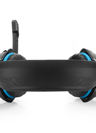 Cosmic Byte GS410 Wired Over-ear Headphones with Mic (Black/Blue, Pack Of 1) 