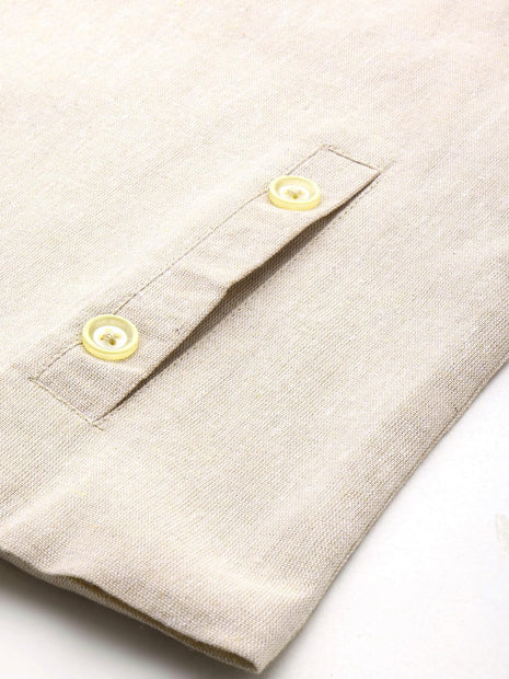 Cottinfab Women Beige Lightweight Open Front Casual Blazer 