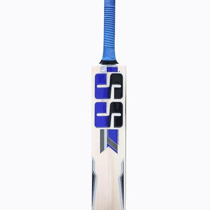 Cricket Bat Popular Willow Full Size for Tennis Balll, Plastic Ball, Rubber Bal with Bat Cover (S_S Blue) 