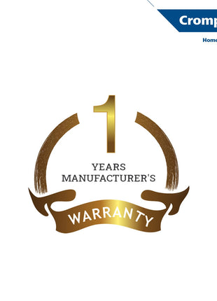 Crompton 09 Fin Insta Ferver wave Fin OFR (Oil Filled Radiator)|Room Heater|2400 W|3 Heat Settings & PTC Fan Heater|Over heat & Tilt protection |360° Heating (Black)|2yrs warranty|Black & Copper 