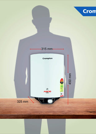 Crompton Arno Neo 10-L 5 Star Rated Storage Water Heater with Advanced 3 Level Safety National Energy Conservation Award Winner 2023 