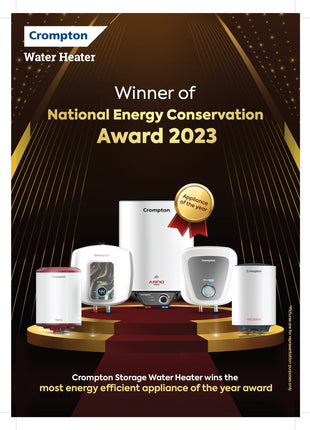 Crompton Arno Neo 10-L 5 Star Rated Storage Water Heater with Advanced 3 Level Safety National Energy Conservation Award Winner 2023 