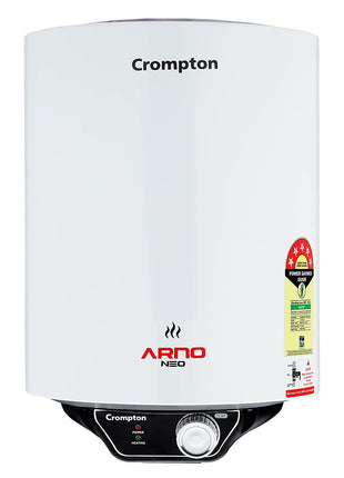 Crompton Arno Neo 15-L 5 Star Rated Storage Water Heater (Geyser) with Advanced 3 Level Safety, National Energy Conservation Award Winner 2023 