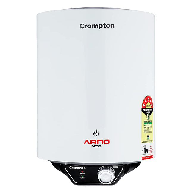 Crompton Arno Neo 15-L 5 Star Rated Storage Water Heater (Geyser) with Advanced 3 Level Safety, National Energy Conservation Award Winner 2023 
