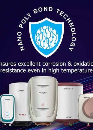 Crompton Arno Neo 15-L 5 Star Rated Storage Water Heater (Geyser) with Advanced 3 Level Safety, National Energy Conservation Award Winner 2023 