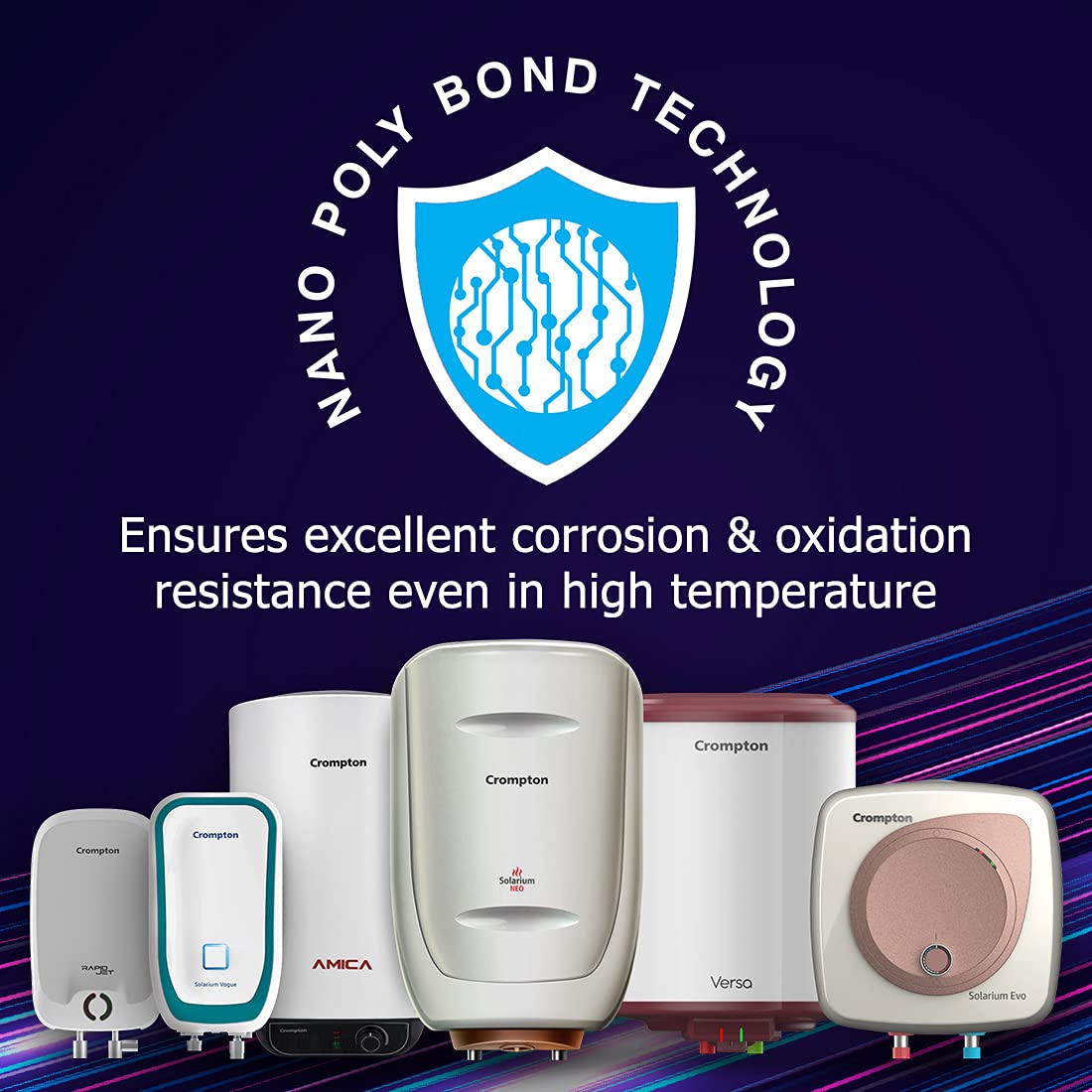 Crompton Arno Neo 15-L 5 Star Rated Storage Water Heater (Geyser) with Advanced 3 Level Safety, National Energy Conservation Award Winner 2023 