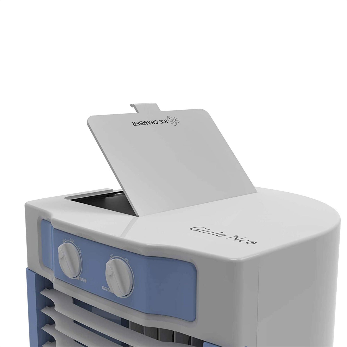 Crompton Ginie Neo Personal Air Cooler - 10L, White and Light Blue 