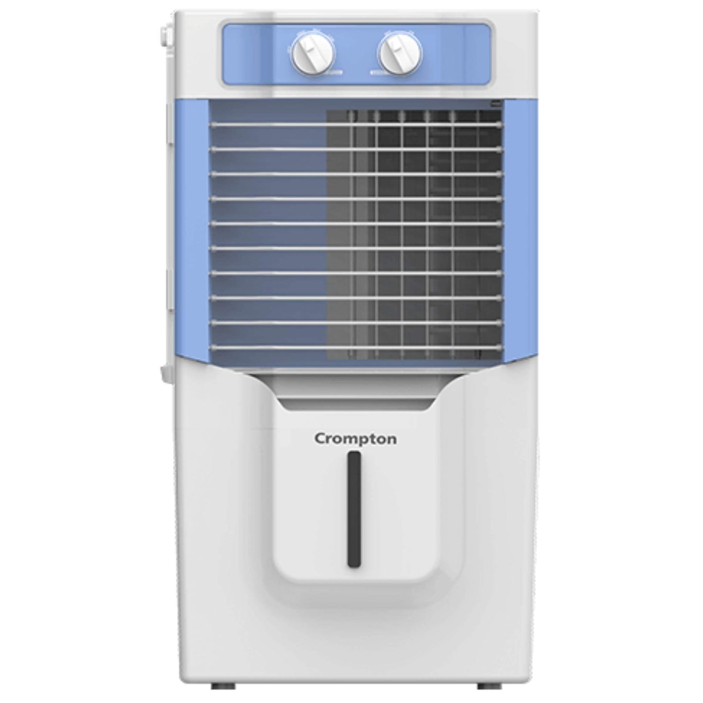 Crompton Ginie Neo Personal Air Cooler - 10L, White and Light Blue 
