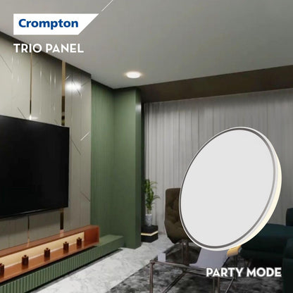 Crompton LED Downlighter Trio Panel with Indirect Lightning Mode 