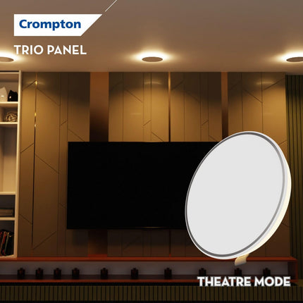 Crompton LED Downlighter Trio Panel with Indirect Lightning Mode 