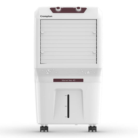 Crompton Marvel Neo Inverter Compatible Portable Personal Air Cooler (40L, White). 